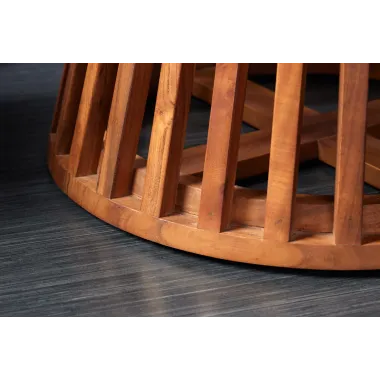 Invicta Stół do jadalni MAISON JADE akacja Ø 130cm / 43339