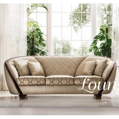 MODIGLIANI Włoska Sofa 3 osobowa tapicerowana 248 x 92 x 98cm / Arredoclassic