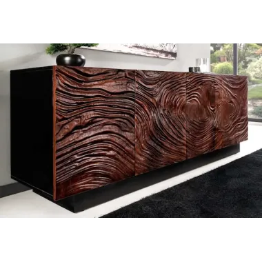 Invicta FLUID Komoda lite drewno akacji orzechowy brąz 3D 175cm / 45599