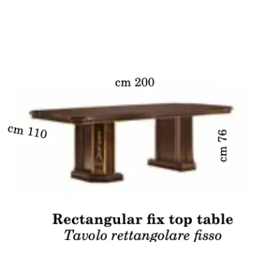 MODIGLIANI Zestaw do jadalni 5 elementów / Arredoclassic