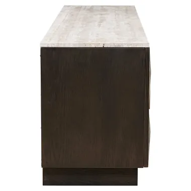 Szafka TV CLAREMONT brązowa 196 x 63 x 44cm / 7871