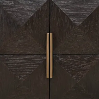 Szafka TV CLAREMONT brązowa 196 x 63 x 44cm / 7871
