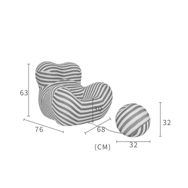 Nua N31-11 Fotel z podnóżkiem