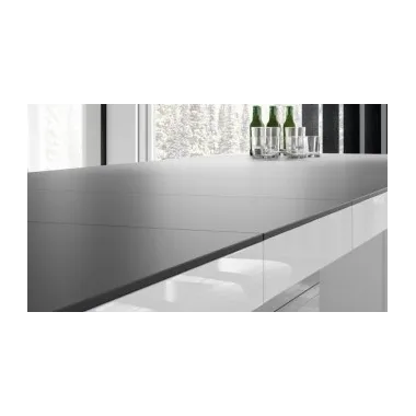 VEGAS Stół rozkładany do jadalni biały MDF 160 - 256 x 75 x 89 cm