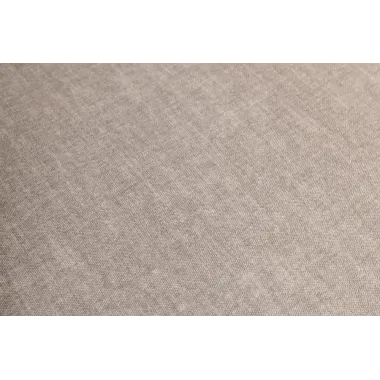 Invicta SIGNUM Kanapa narożna 3-osobowa z pufą prawa aksamit taupe 313 x 110 x 103cm / 44538