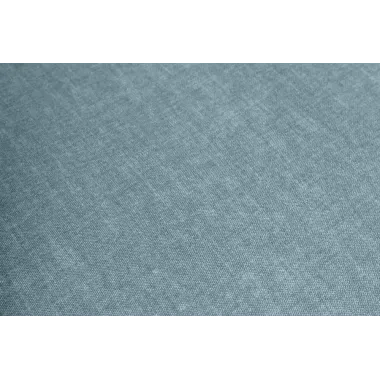 Invicta SIGNUM Kanapa narożna 3-osobowa z pufą prawa aksamit turkus 313 x 110 x 103cm / 44535