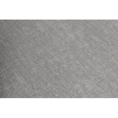 Invicta SIGNUM Kanapa narożna 3-osobowa z pufą prawa aksamit szary 313 x 110 x 103cm / 44449