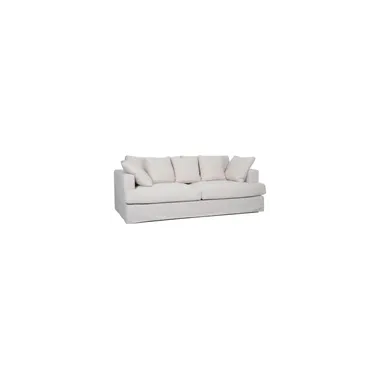 Invicta Sofa HEAVEN 3 osobowa lniana naturalna 210 x 105 x 88cm / 44448