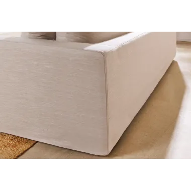 Invicta Sofa HEAVEN 3 osobowa lniana naturalna 210 x 105 x 88cm / 44448