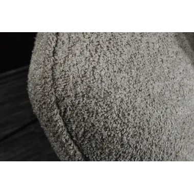 Invicta ROYAL Sofa 4 osobowa szary bouclé 295 x 86 x 145cm / 44542