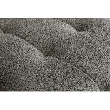 Invicta ROYAL Sofa 4 osobowa szary bouclé 295 x 86 x 145cm / 44542