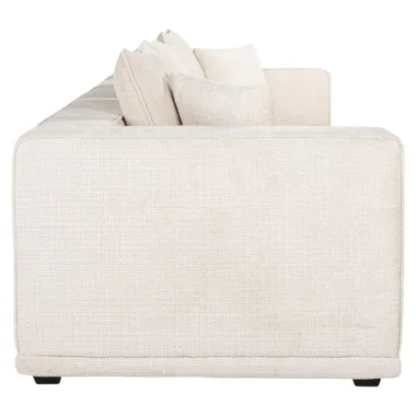 Sofa Lusso 3-seasts beige chenille (Niagara 902 beige) - Richmond
