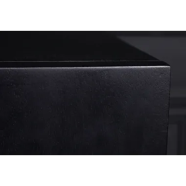 Invicta Komoda GOLDEN SUNSET czarne złoto z drewna mango 3D 140 x 75 x 38cm / 46658