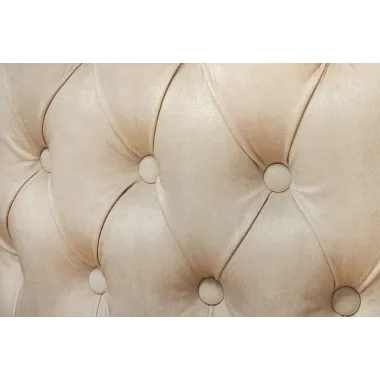 Invicta Krzesło barowe CASTLE z regulacją wysokości beżowy aksamit 51cm / 46149