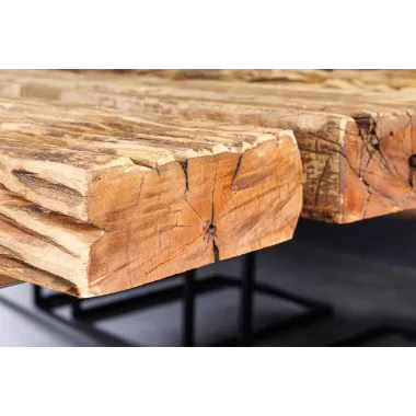 Invicta Stół do jadalni BARRACUDA teak ze szklanym blatem 220cm  / 43342