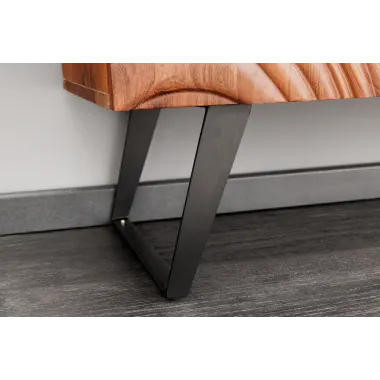 Invicta FLUID Komoda akacja brązowa 3D 100 x 120 x 38cm / 45595