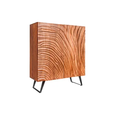 Invicta FLUID Komoda akacja brązowa 3D 100 x 120 x 38cm / 45595