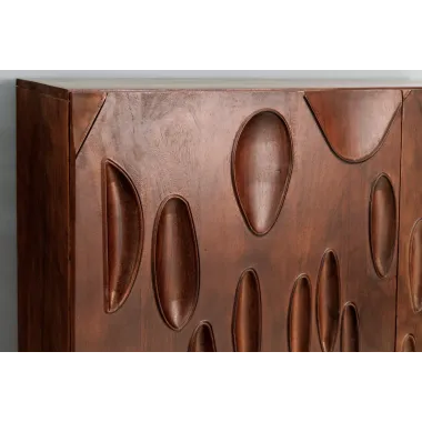Invicta DUNE Komoda akacja orzechowy brąz 3D 100 x 120 x 38cm / 45598
