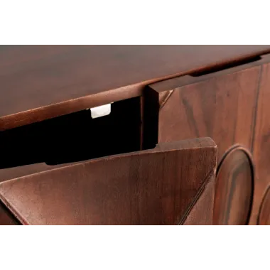 Invicta DUNE Komoda akacja orzechowy brąz 3D 100 x 120 x 38cm / 45598