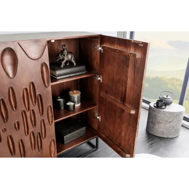 Invicta DUNE Komoda akacja orzechowy brąz 3D 100 x 120 x 38cm / 45598