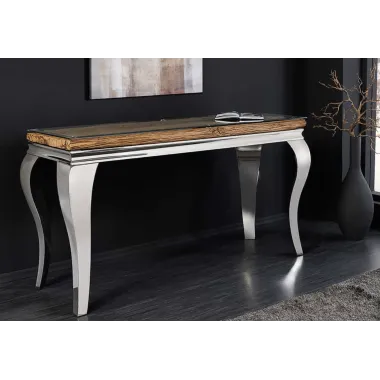 Invicta Konsola Modern Barock BARRACUDA teak 145 x 80 x 45cm / 44364