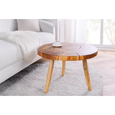 Invicta Stolik kawowy MOSAIK teak Ø 60cm / 44712