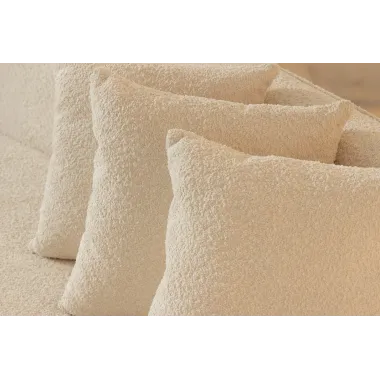 Invicta Sofa ATELIER L 3 osobowa XXL ecru bouclé 340cm / 46548