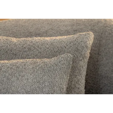 Invicta Sofa ATELIER L 3 osobowa szare bouclé 230cm / 46545