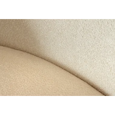 Invicta Sofa ATELIER L 3 osobowa beżowe bouclé 230cm / 46546