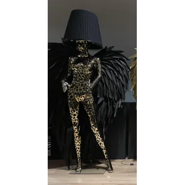Lampa podłogowa LADY ANGEL PHANTER z abażurem 180cm
