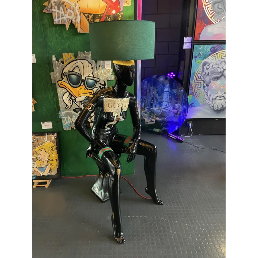 Lampa podłogowa LADY GUCCI z abażurem 180cm