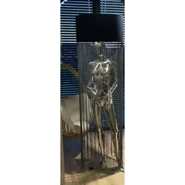 Lampa podłogowa LADY FRINGE z abażurem 180cm