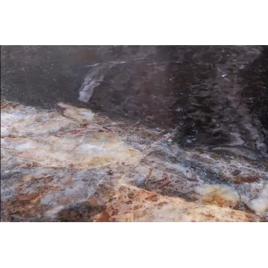 Invicta Stół do jadalni ORGANIC owalny wielokolorowy marmurowy blat 200cm / 46205