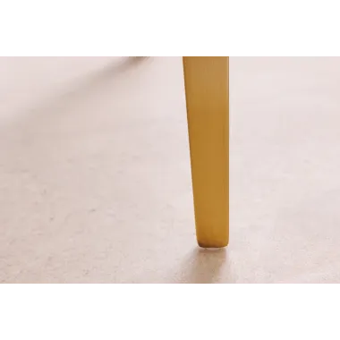 Invicta  Krzesło BOUTIQUE Zielone tkanina strukturalna ze złotymi nogami / 45924