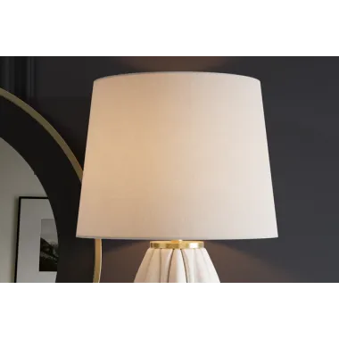 Invicta Lampa stołowa ELEGANCIA biała ceramiczna 65cm /  46011