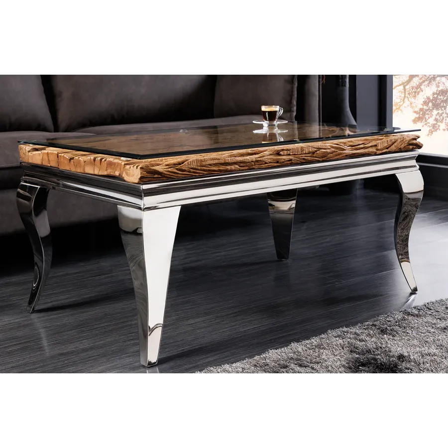 Invicta Stolik kawowy MODERN BAROCK BARRACUDA 100cm / 44365