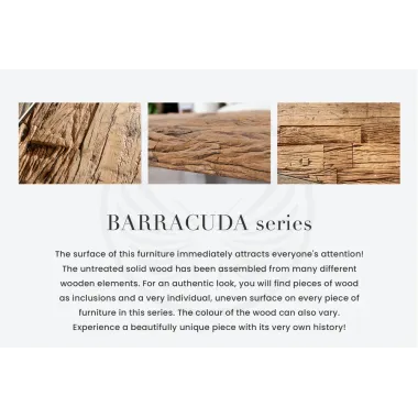 Invicta Blat BARRACUDA drewno tekowe 200x100x4cm / 44375