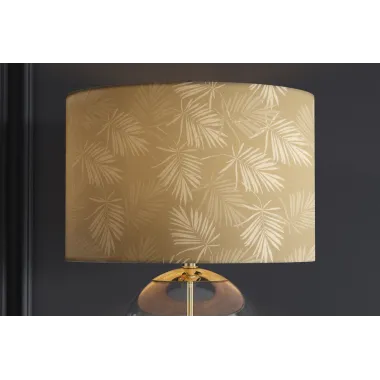 Invicta Lampa stołowa CLASSICO klosz biało złoty 50cm / 46013