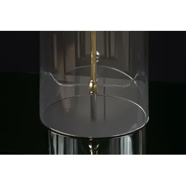 Invicta Lampa stołowa CLASSICO klosz biało złoty 50cm / 46013