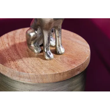 Invicta rzeźbiarska PANTERA naturalne drewno mango 20cm  / 44485