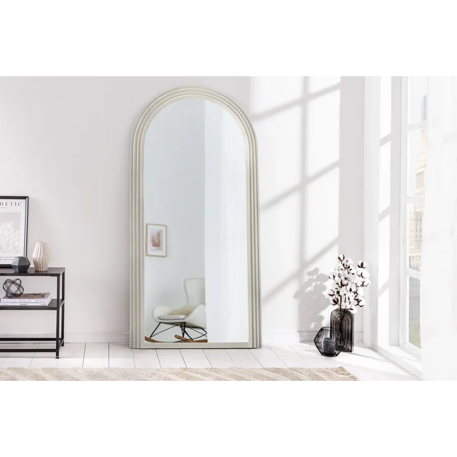 Invicta Lustro ścienne ART DECO 160cm białe / 45940