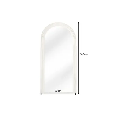 Invicta Lustro ścienne ART DECO 160cm białe / 45940