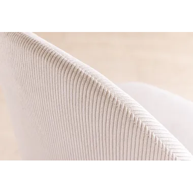 Invicta Krzesło MIA CASA sznurkowe beżowe metalowe nogi 47cm / 45926