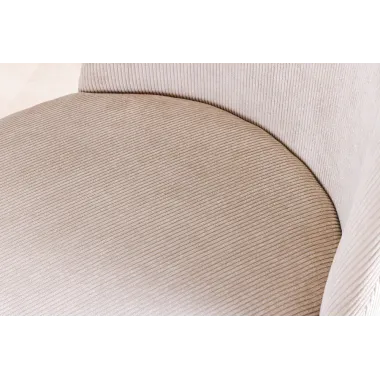 Invicta Krzesło MIA CASA sznurkowe beżowe metalowe nogi 47cm / 45926