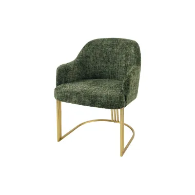 Invicta Krzesło EXTRAVAGANCIA ciemnozielone z podłokietnikami 60cm / 45928