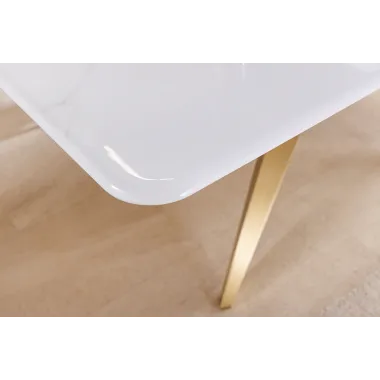 Invicta Stół do jadalni ART LIVING ceramiczny optyka białego marmuru 200cm / 46202