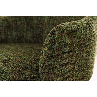 Invicta Krzesło EXTRAVAGANCIA ciemnozielone z podłokietnikami 60cm / 45928