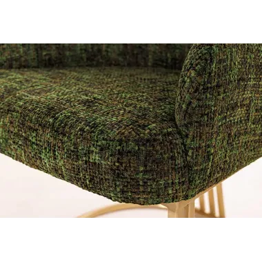 Invicta Krzesło EXTRAVAGANCIA ciemnozielone z podłokietnikami 60cm / 45928