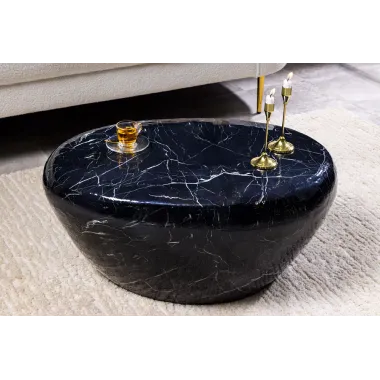 Invicta Stolik kawowy STONE optyka marmuru 75cm / 44853