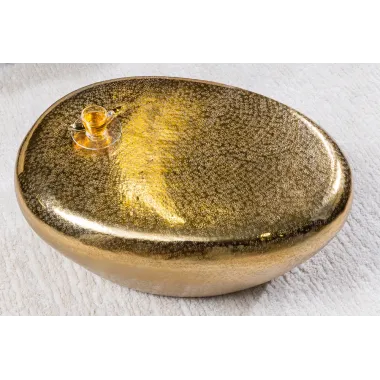 Invicta Stolik kawowy STONE złoty 75cm / 44852